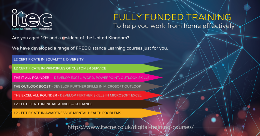 List of free courses through ITEC NE